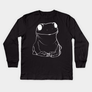Polite Little Frog II Kids Long Sleeve T-Shirt